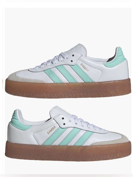 adidas Originals Other - Adidas Originals Samba Sneakers White Mint with Gum Sole - Big Kids